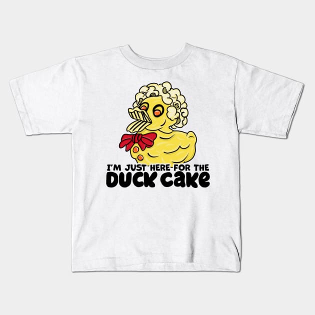 Duck Cake  Aussie Retro Cookbook Bluey Kids T-Shirt by Iluminater
